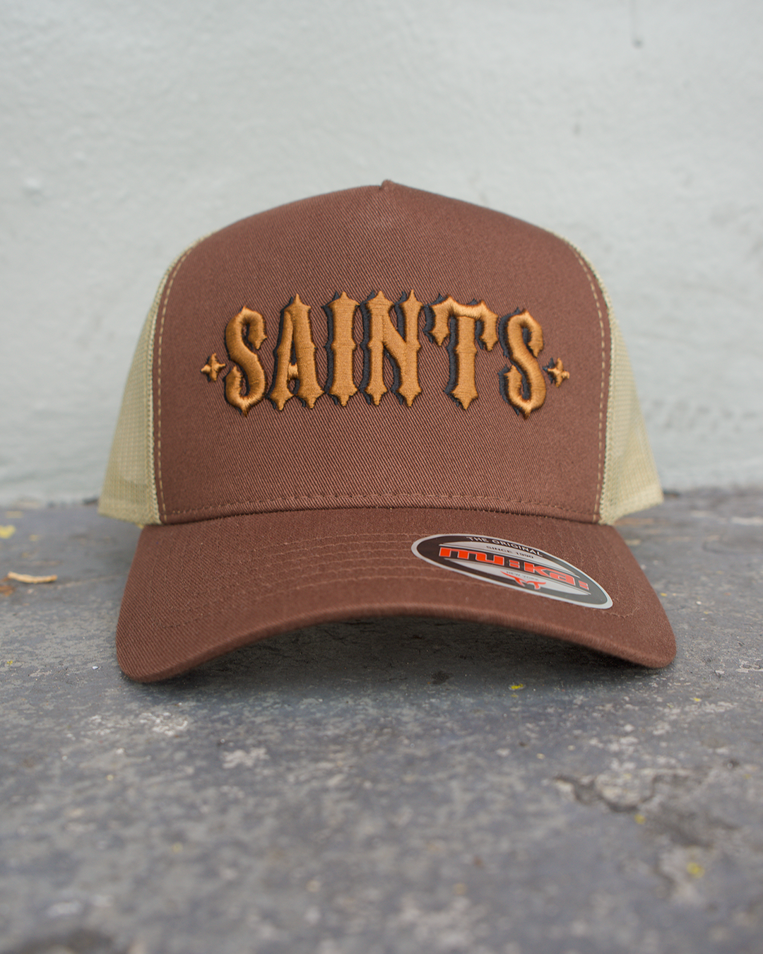 Saints Trucker Hat (Brown)