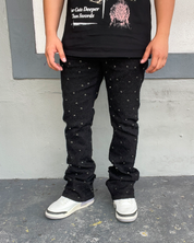 Flash On Diamonds Shine Flare Rhinestone Jeans