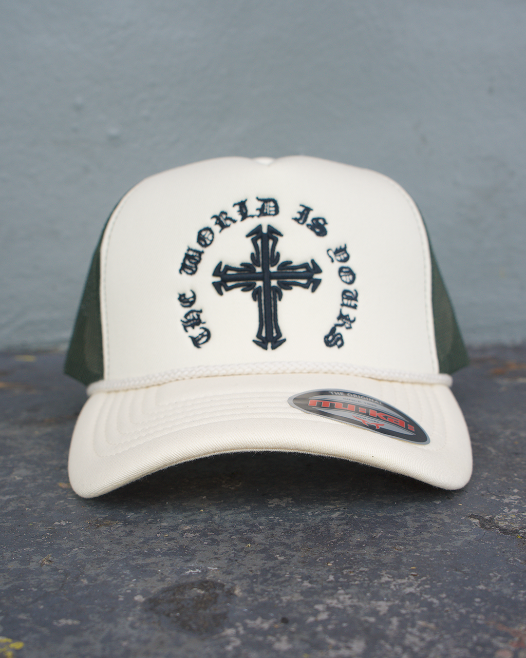 The World Is Yours Trucker Hat (Creme)