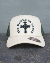 The World Is Yours Trucker Hat (Creme)