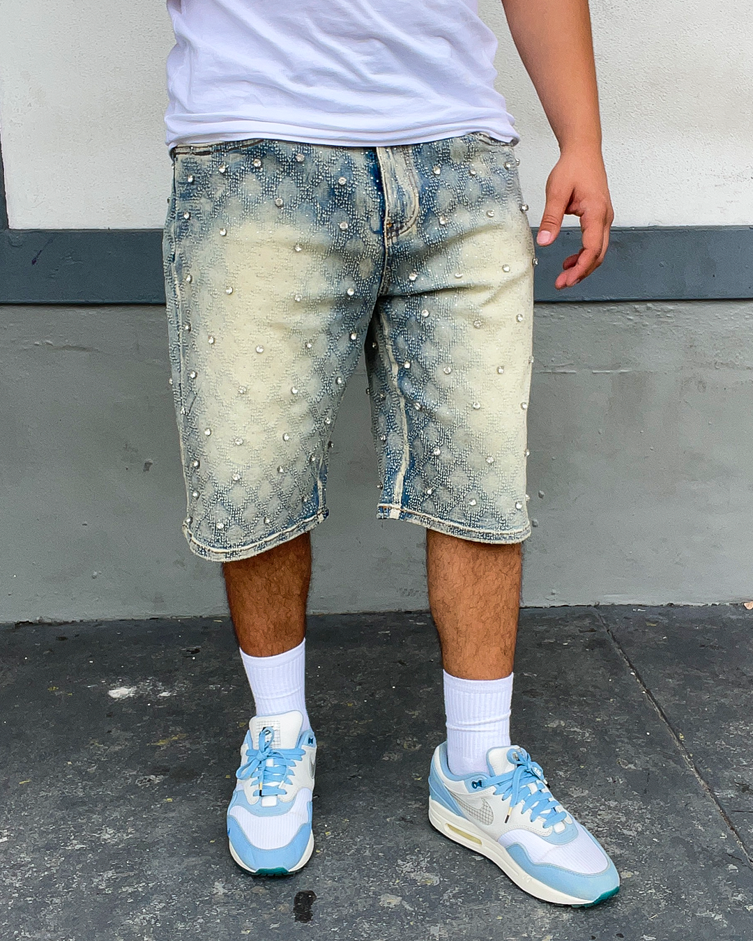 Vintage Tint Diamonds Dancing Jean Shorts