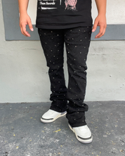 Flash On Diamonds Shine Flare Rhinestone Jeans