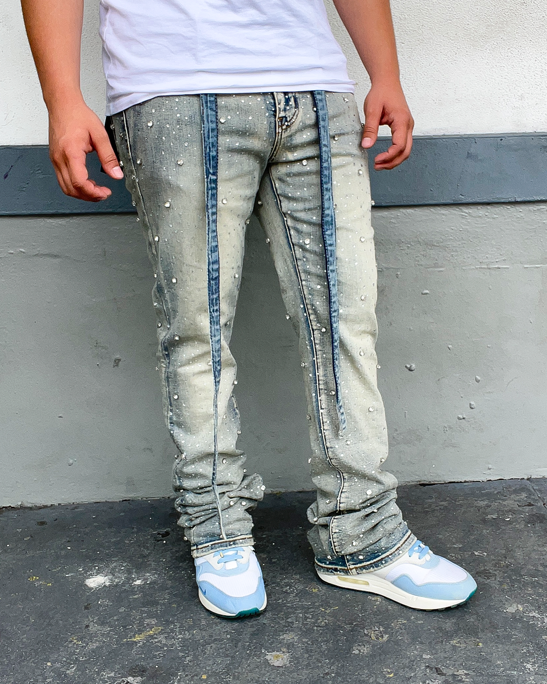 Western Stampede Rhinestone Flare Jeans