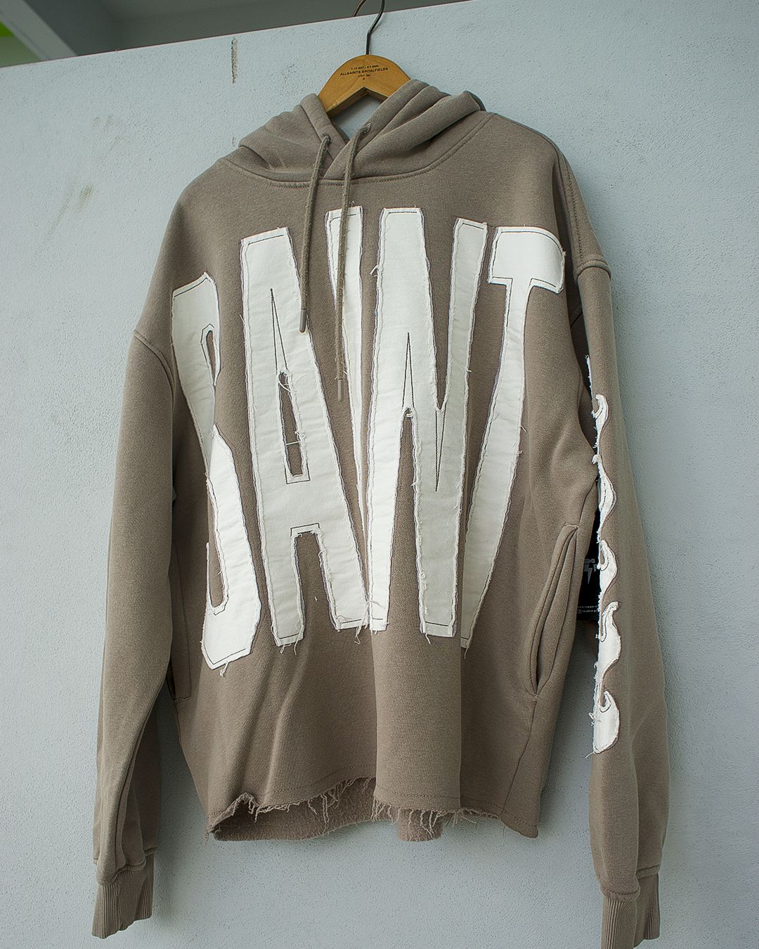 Saint Crop Hoodie (Grey)