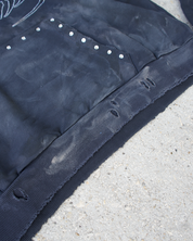 Rare Piece Stone Concrete Distressed Hoodie