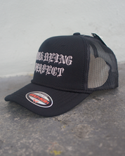 F Being Perfect Trucker Hat (Black)