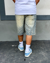 Vintage Tint Diamonds Dancing Jean Shorts