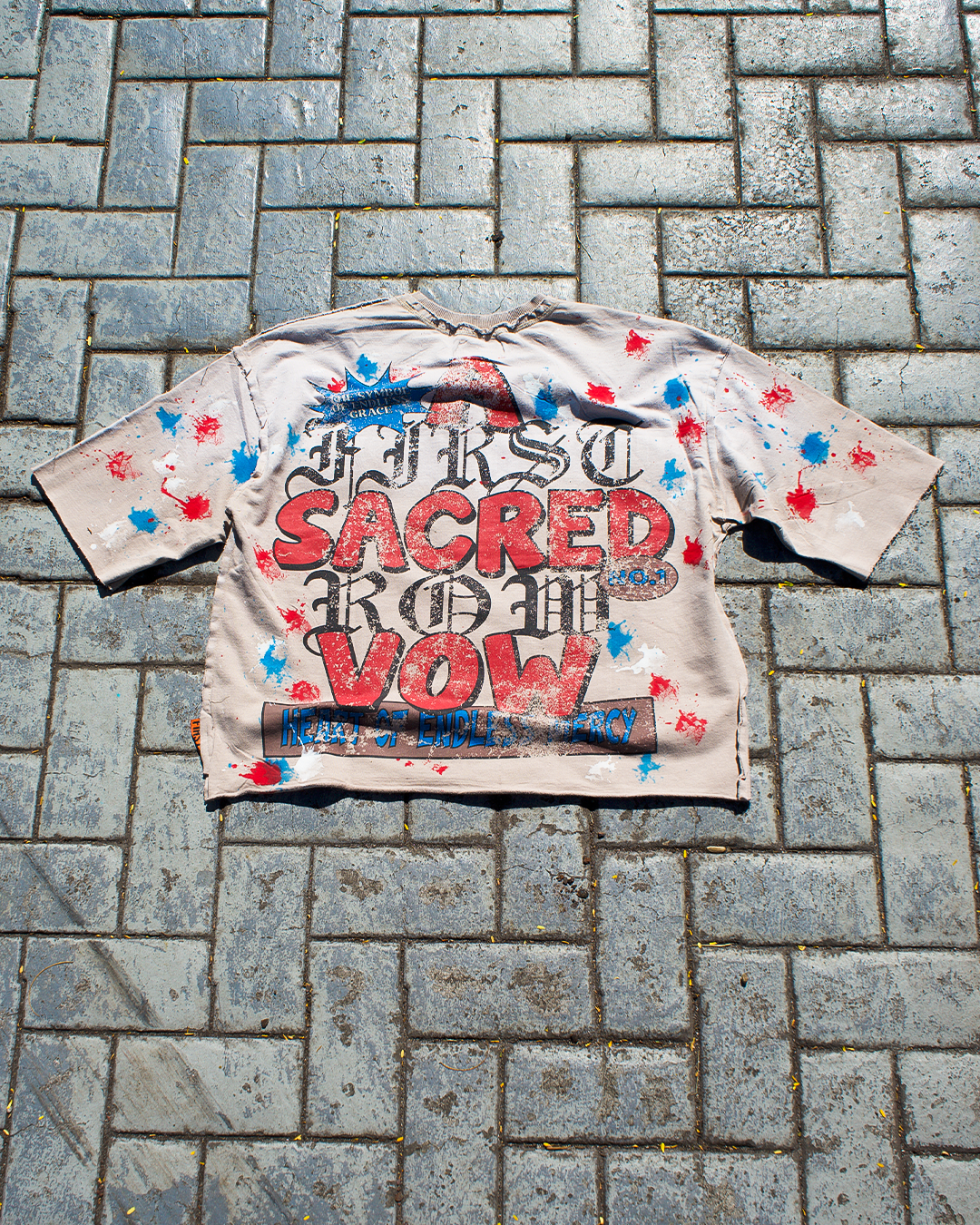 The Symbol Of Endless Grace Mens Crop Tee