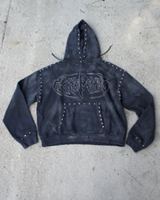 Rare Piece Stone Concrete Distressed Hoodie