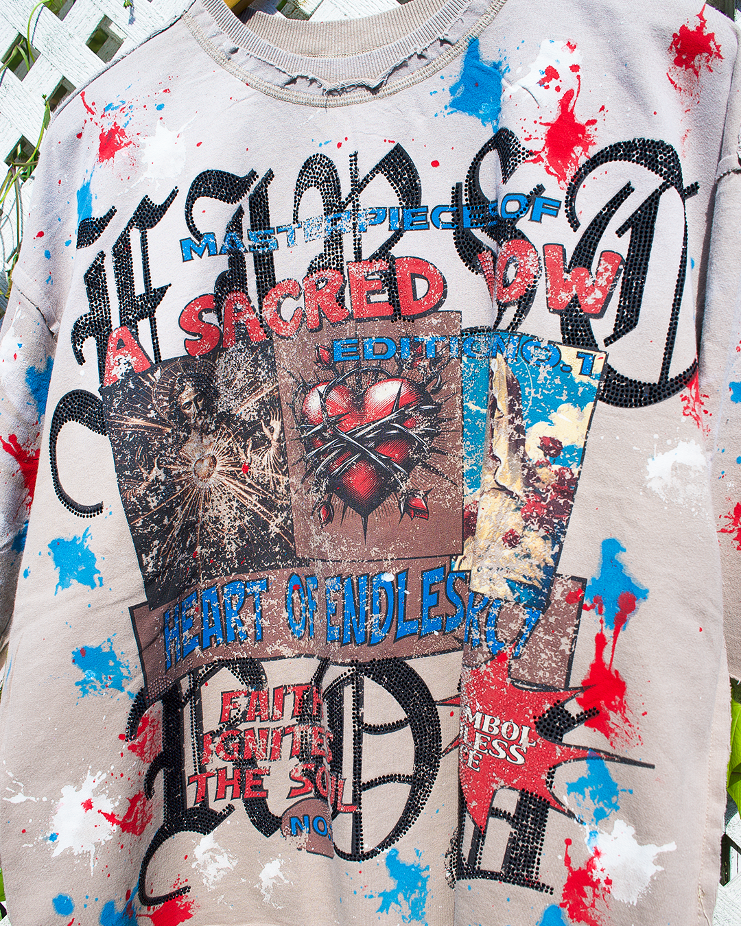 The Symbol Of Endless Grace Mens Crop Tee