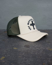 The World Is Yours Trucker Hat (Creme)