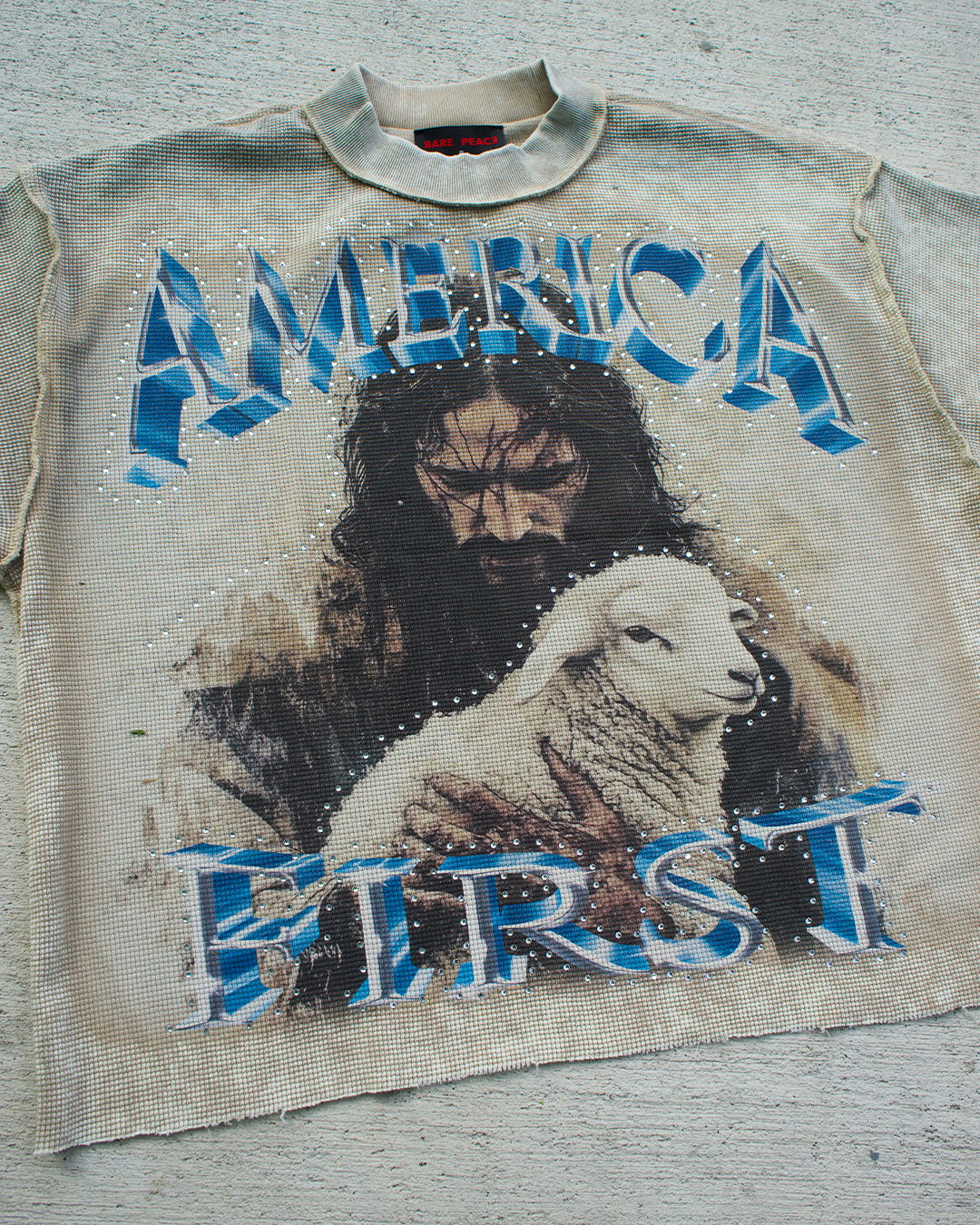 America First Vintage Wash Tee