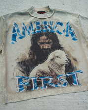America First Vintage Wash Tee