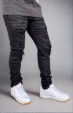 V6 Jet Black Skinny Jeans