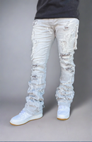 Flame Flared Jeans (Grey)