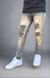 Under Patch Destroyed Jeans