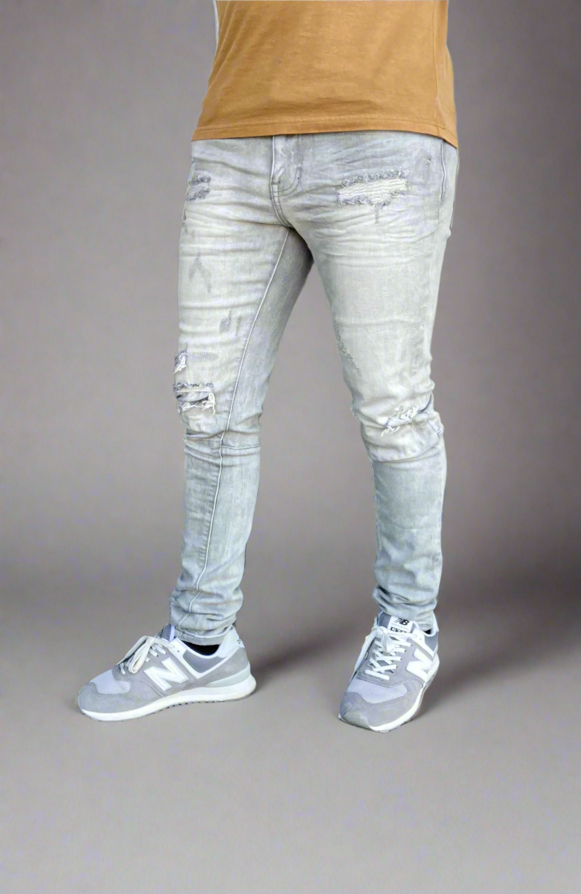 Cloud Grey Skinny Jeans