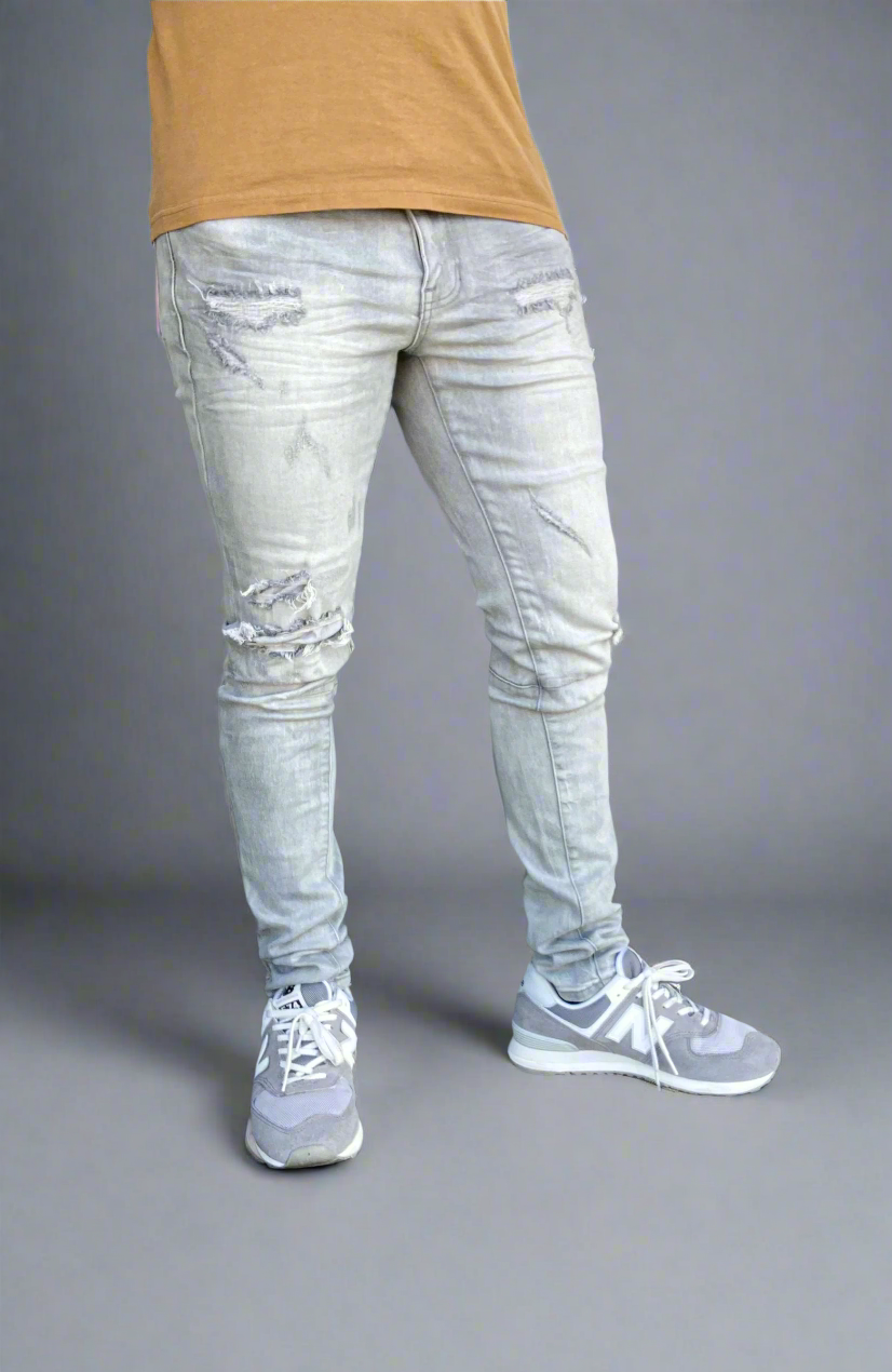 Cloud Grey Skinny Jeans