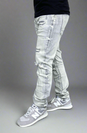 Breezy Grey Skinny Jeans