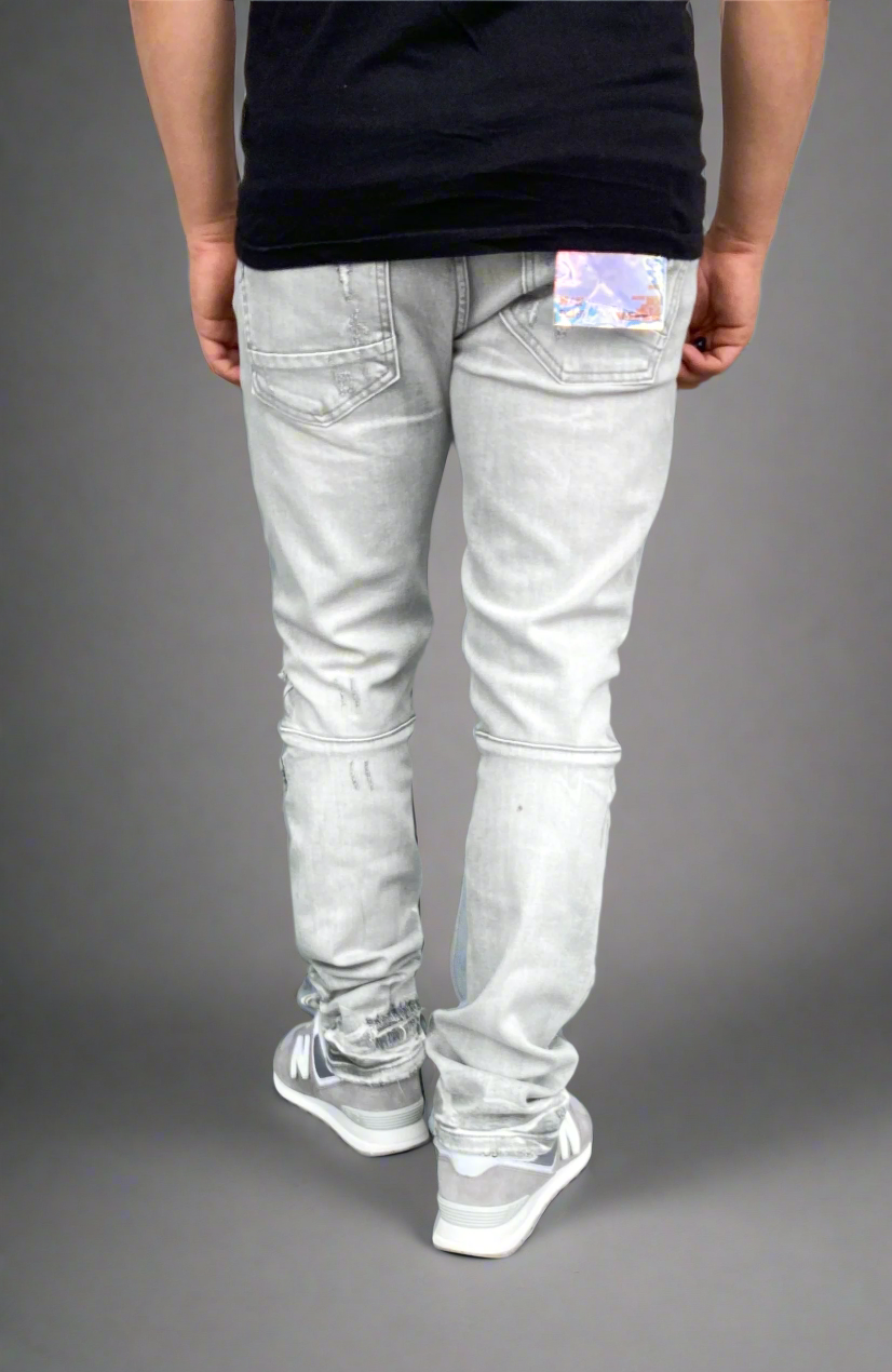 Breezy Grey Skinny Jeans