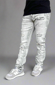 Breezy Grey Skinny Jeans