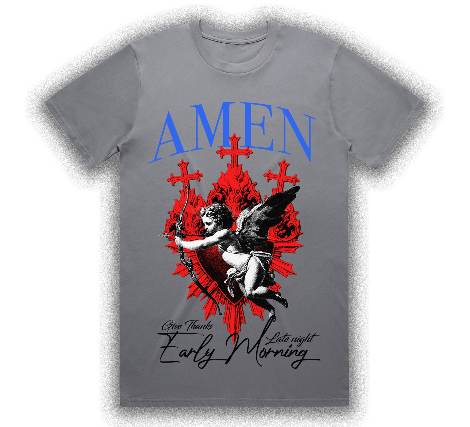Give Thanks Early Morning Late Night Tee