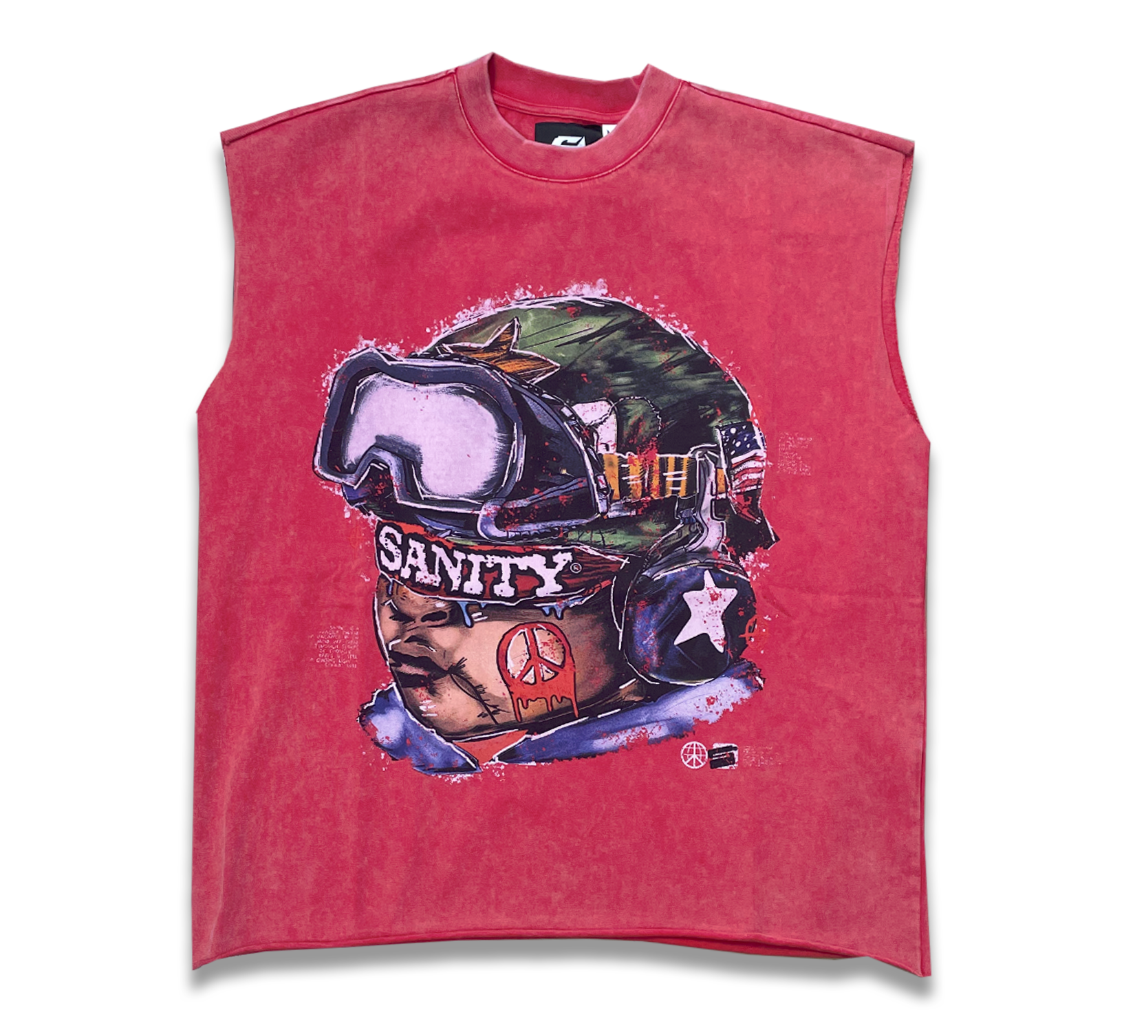 Warfare Sleeveless Crop Tee