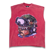 Warfare Sleeveless Crop Tee