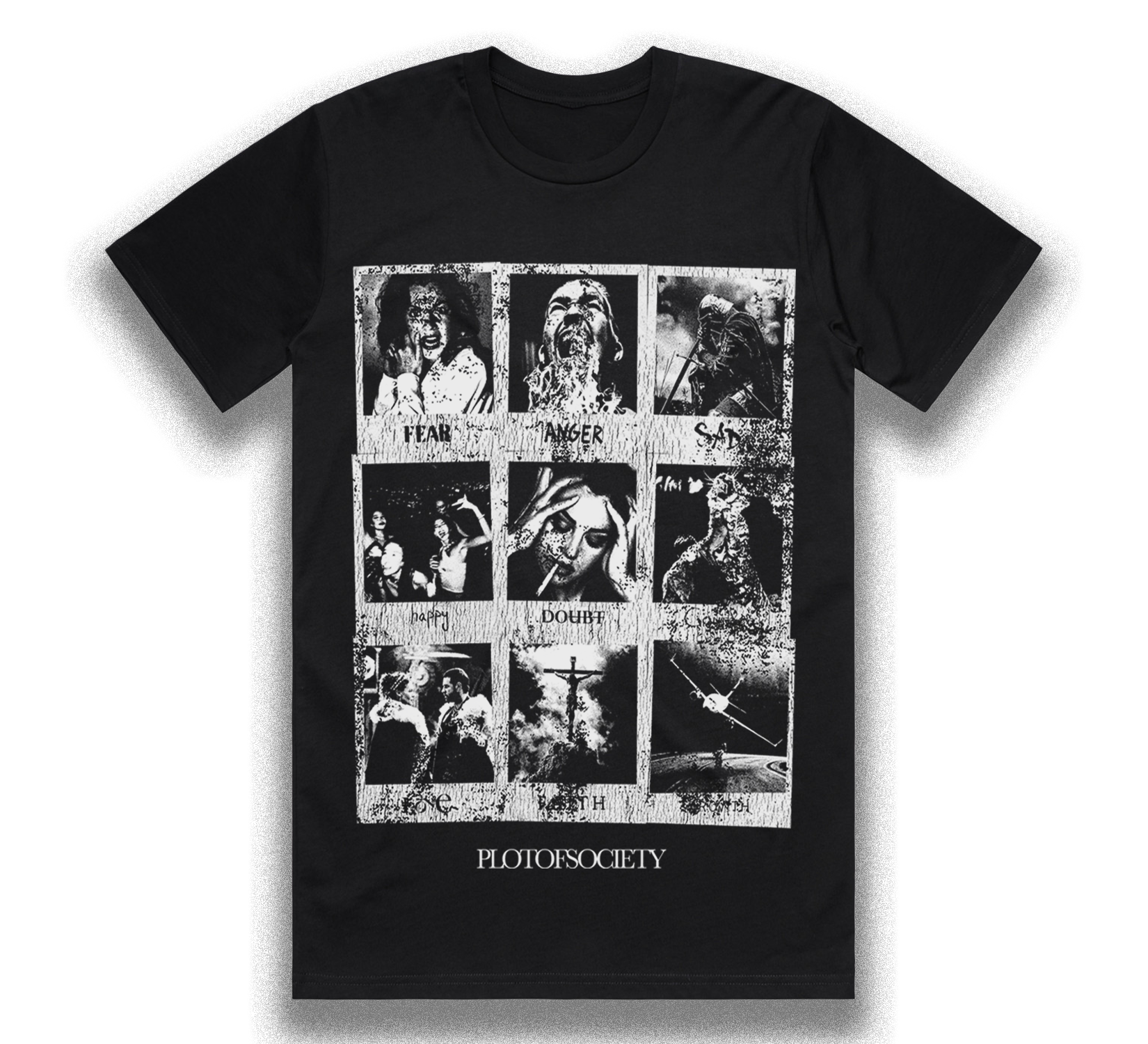 Emotionally There Plot Of Society Tee