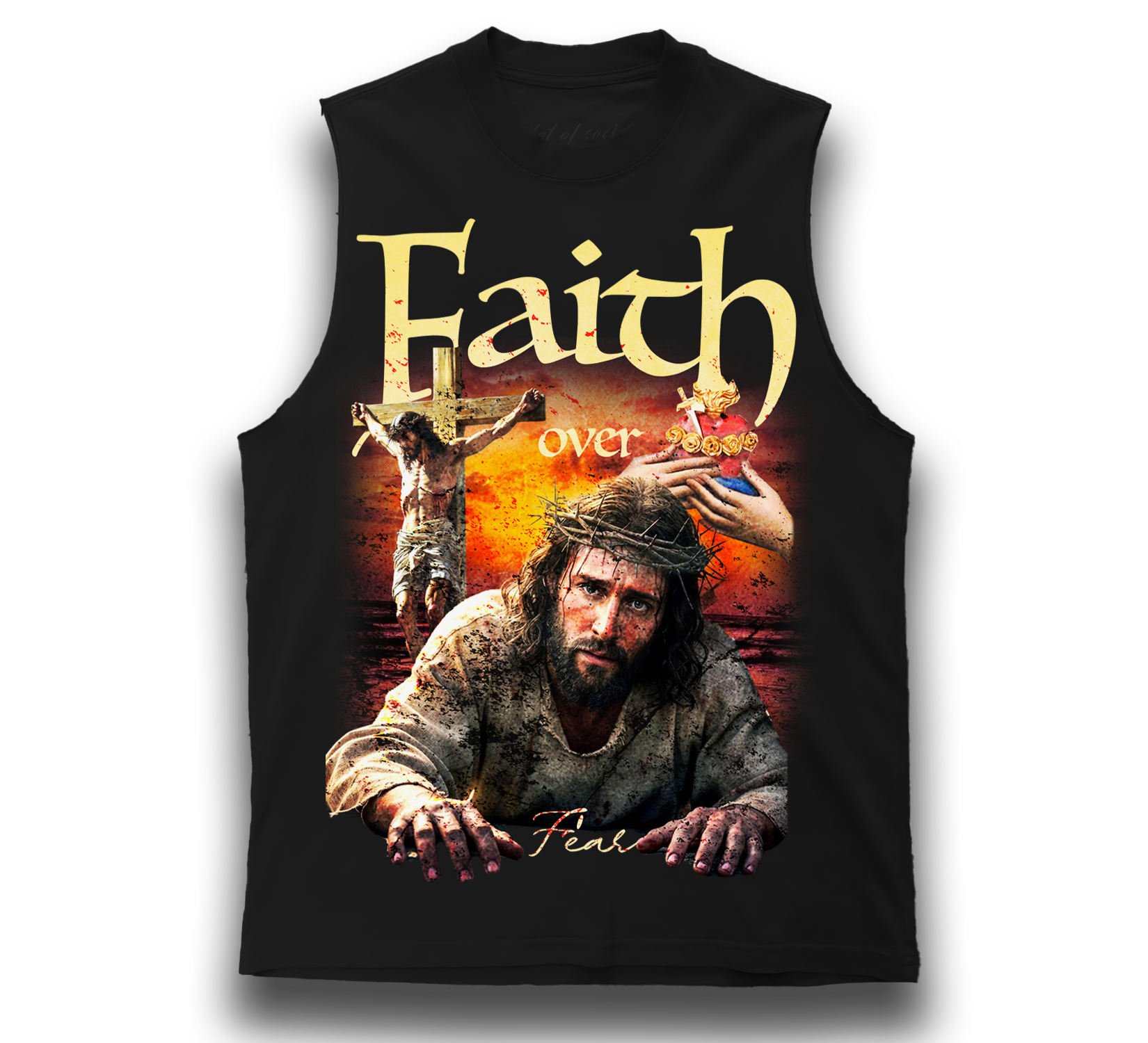 Faith Over Fear Sleeveless Tee