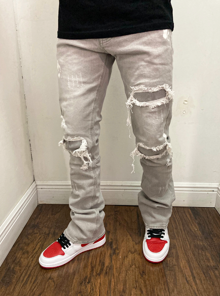 SF-P Flare Jeans (Grey)