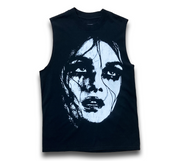 Stages of emotion Sleeveless Tee (Black)