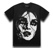Stages Of Emotion Oversized Black Tee
