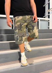 Olive Terrain Cargo Shorts