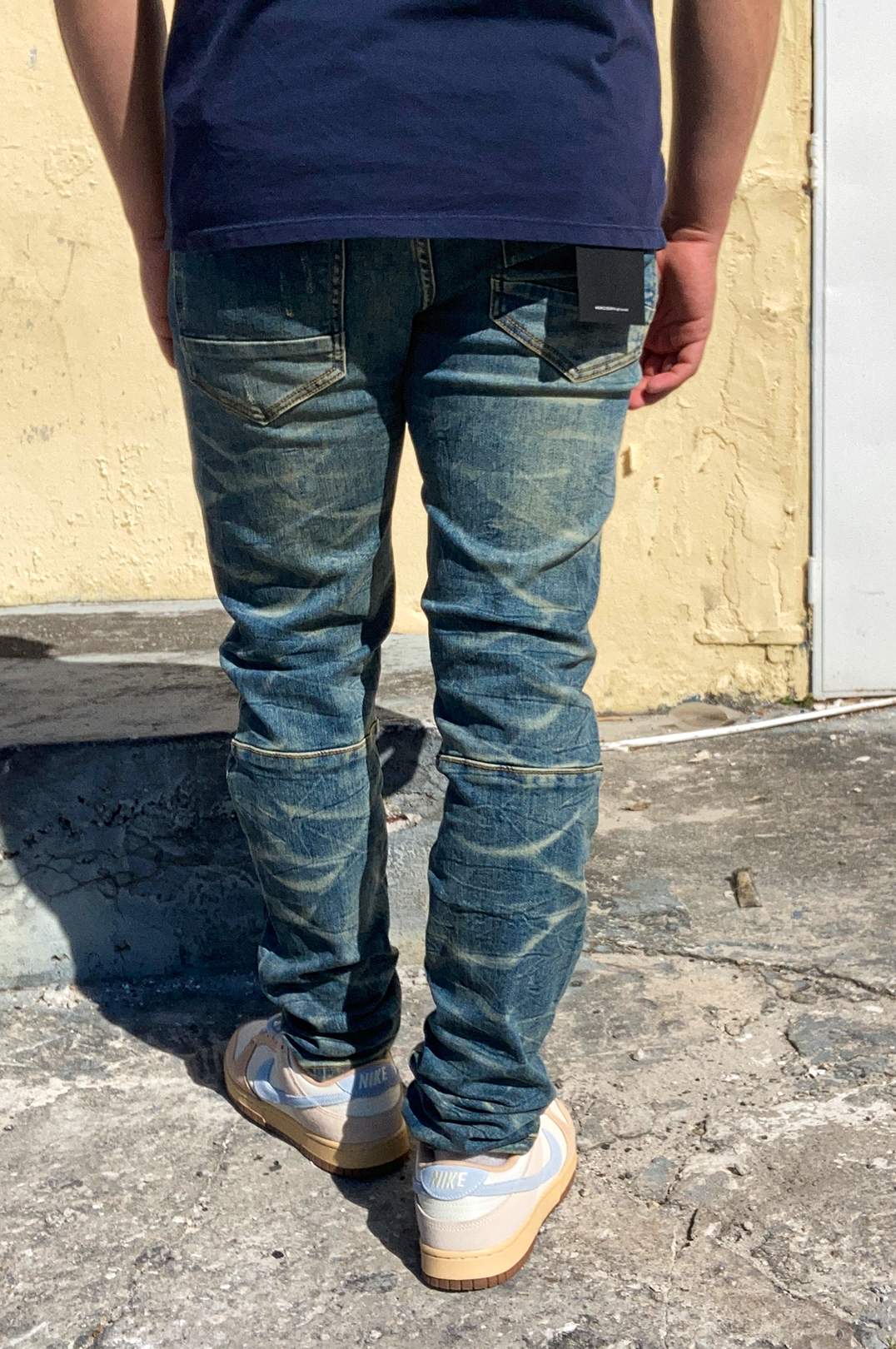 Tinted Blue Skinny Fit Jeans