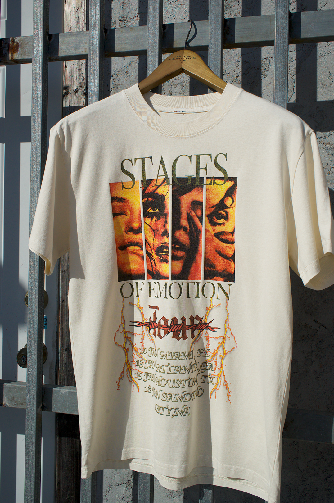 Stages Of Emotion Oversized Tee (Ecro)