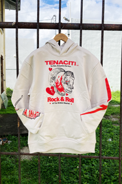 Rock And Roll Hoodie (Bone)