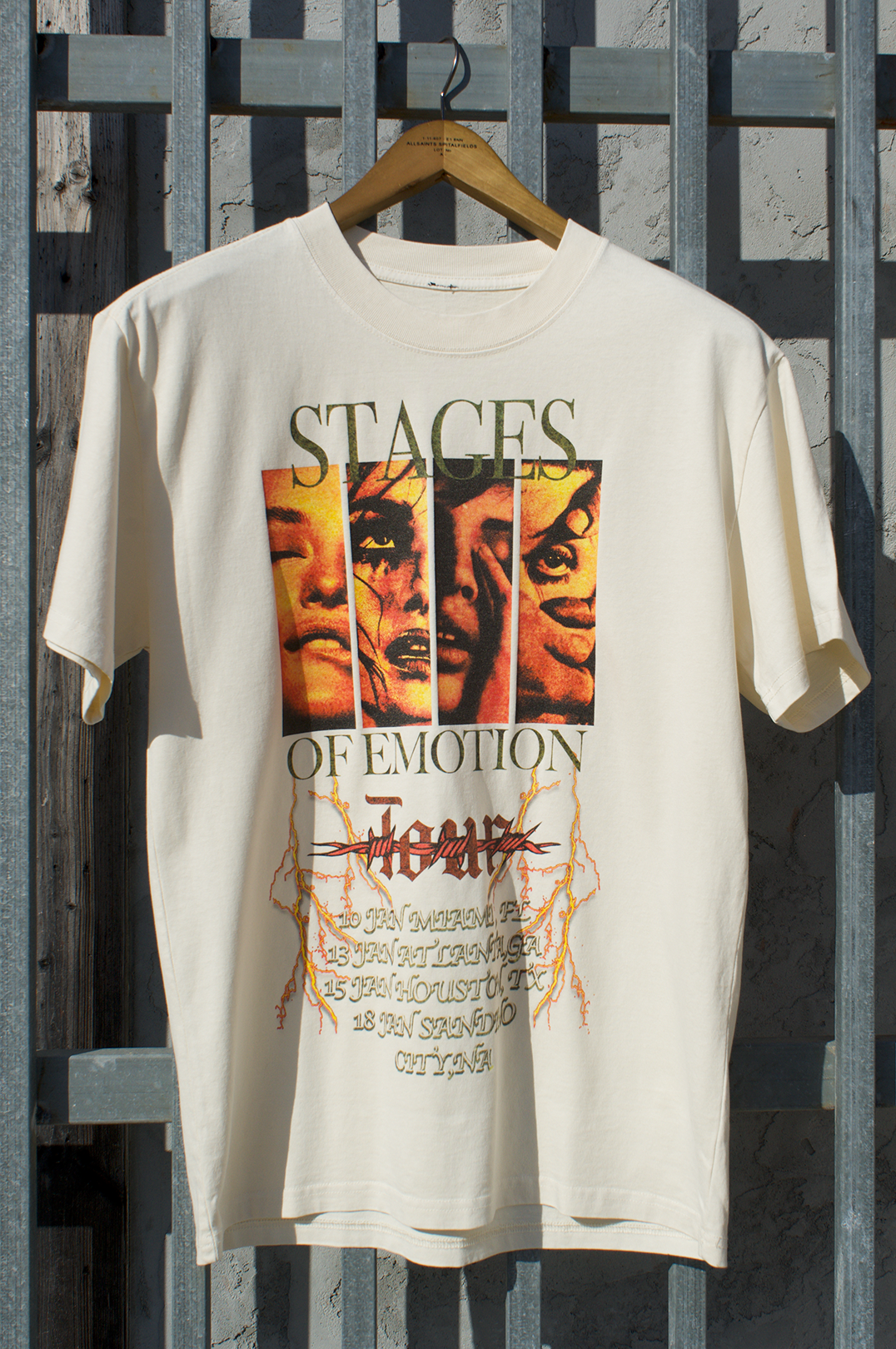 Stages Of Emotion Oversized Tee (Ecro)