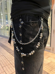 Obsidian Relic Chain – Silver/Black