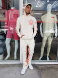 Stay High Paradise Stacked Joggers (Offwhite)