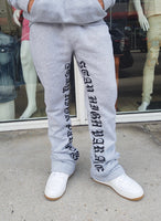 Stay High Paradise Stacked Joggers (Grey)