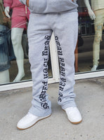 Stay High Paradise Stacked Joggers (Grey)