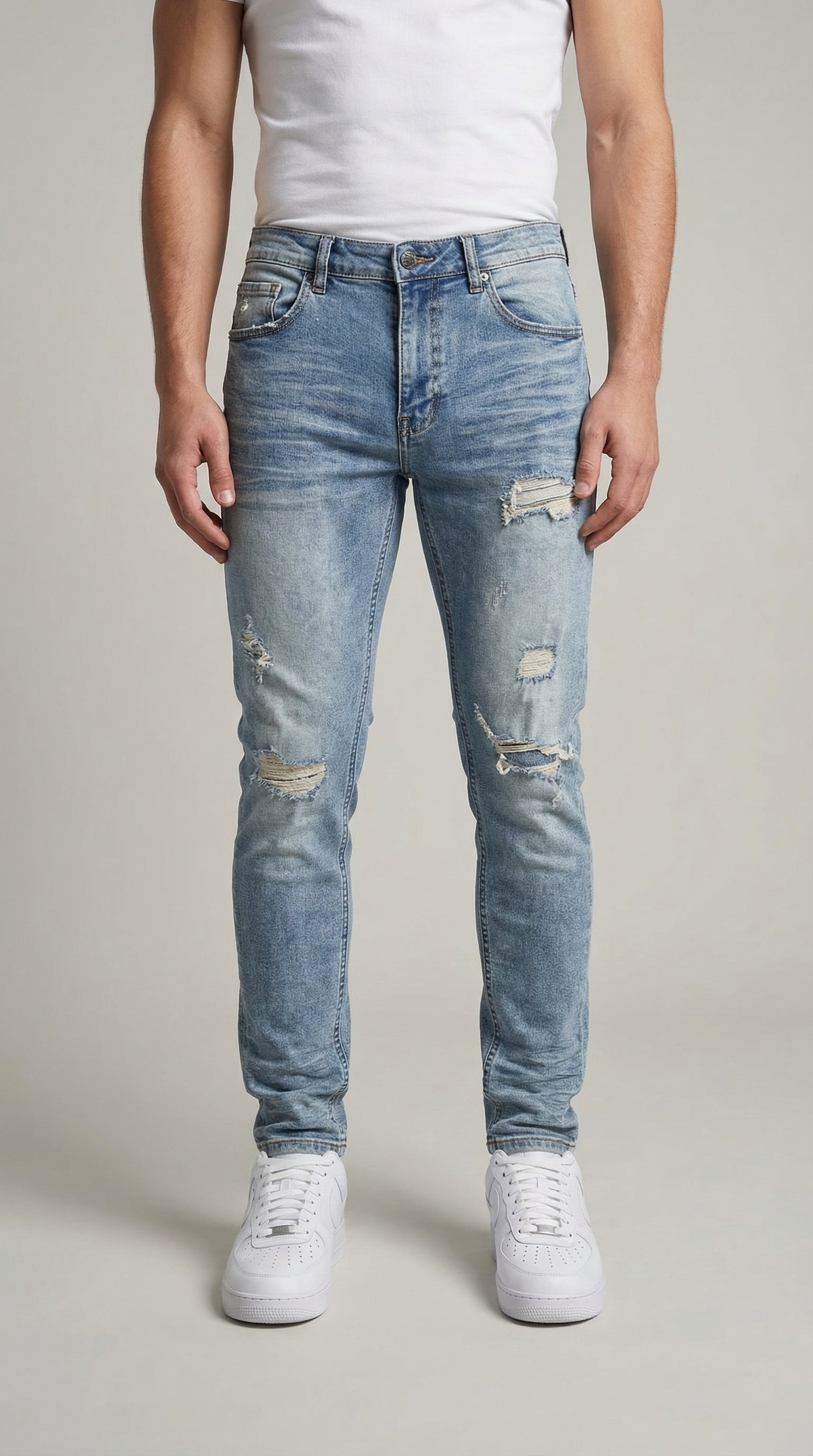 Classic Distressed Denim
