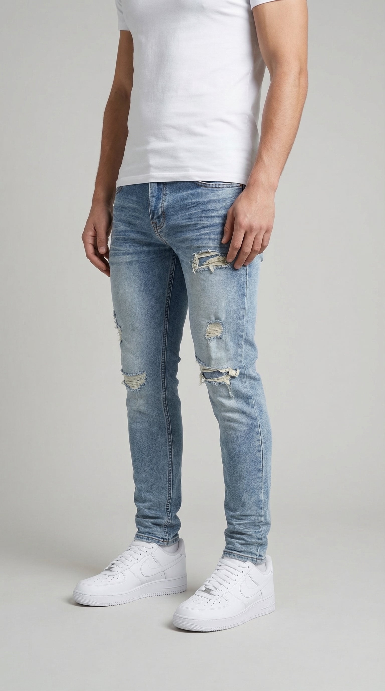 Classic Distressed Denim