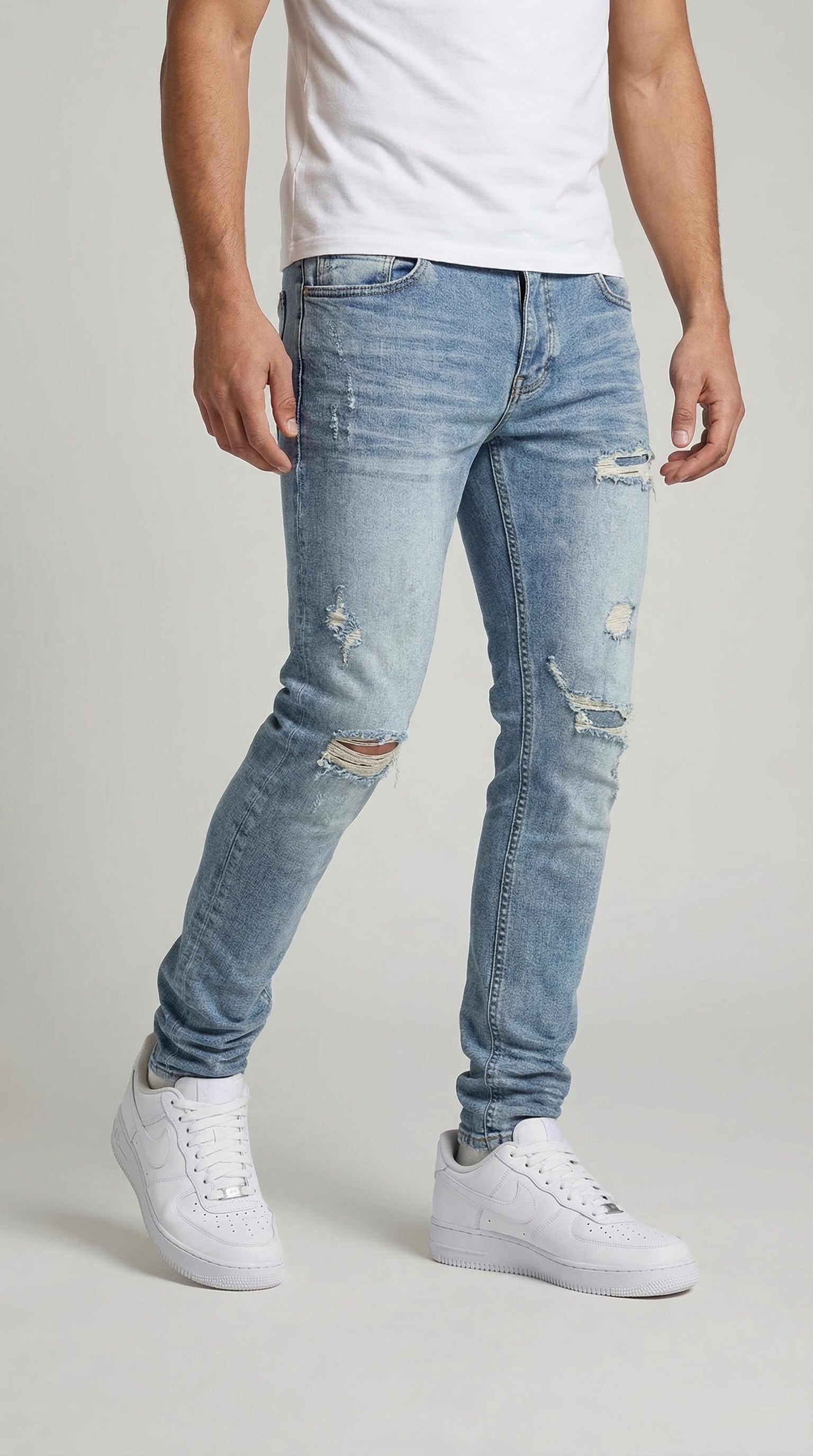 Classic Distressed Denim