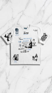 Pressure & Desire Graphic Tee – White