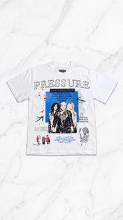 Pressure Builds The Story Tee - (White)