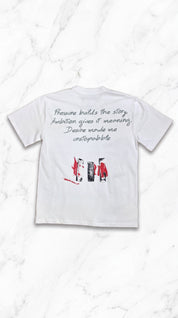 Pressure Builds The Story Tee - (White)
