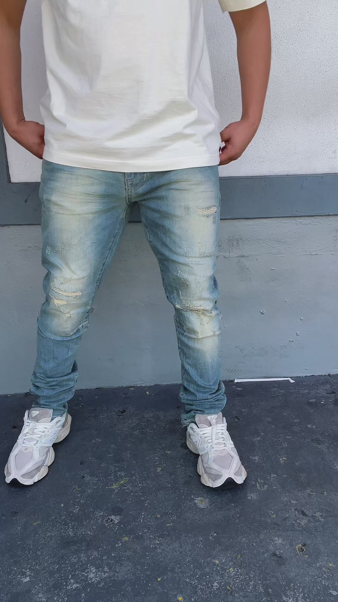 Munich Blue Skinny Fit Jeans