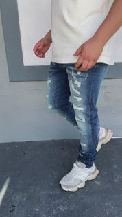 Yankee Blue Skinny Fit Jeans